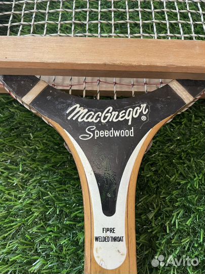 Теннисная ракетка MacGregor SpeedWood винтаж