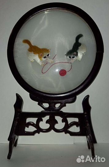 Экран для светильника Китайская двусторонняя вышив