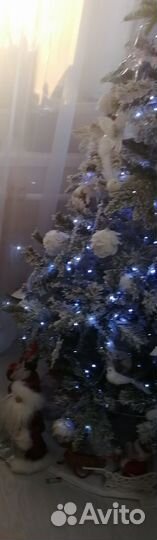 Елка заснеженная литая +пвх