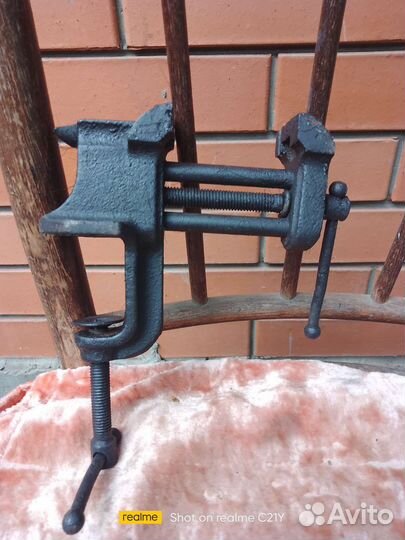 Тиски слесарные бу ссср.размеры.на.фото