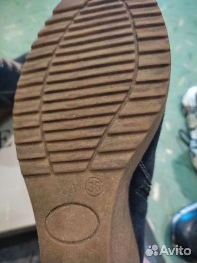 Полусапожки зимние 38