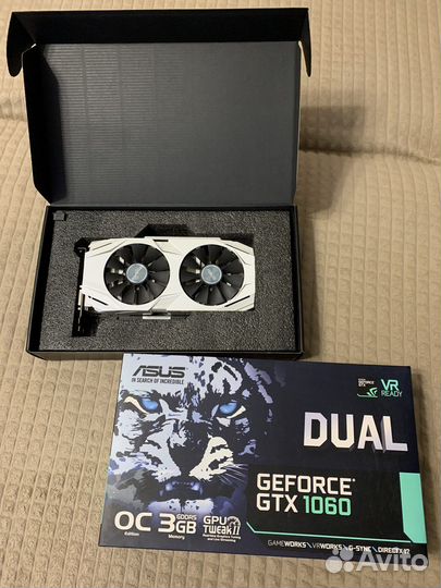 Видеокарта gtx 1060 3 gb asus