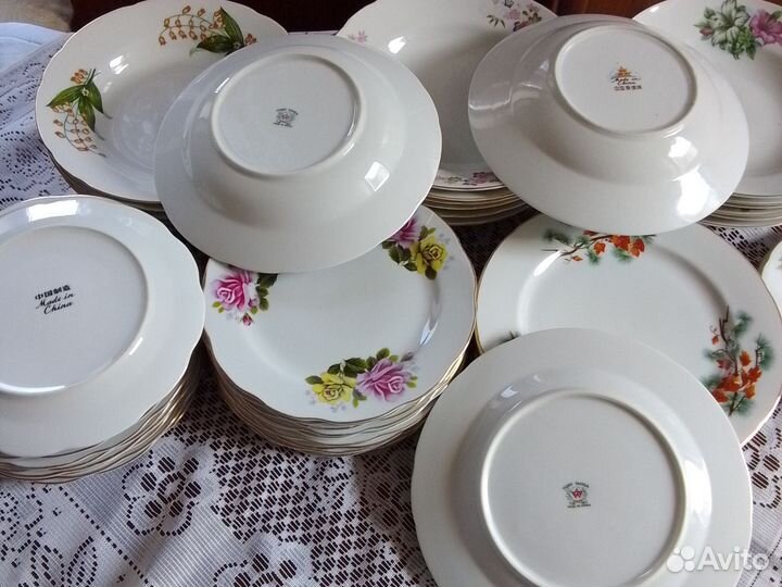 Тарелки yamatsu japan, Китай времен СССР