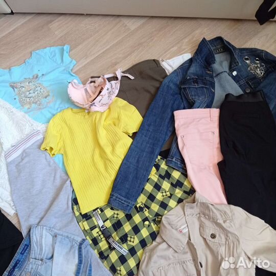 Вещи на девочку подростка пакетом