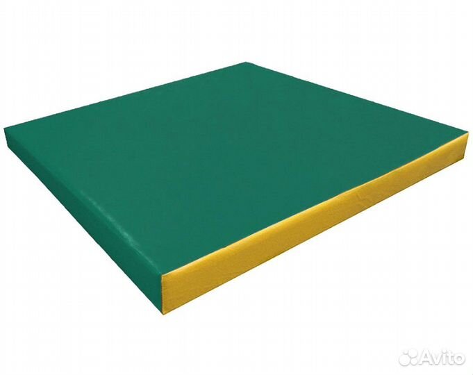 Мат гимнастический 1х1х0,1м из пвх, надежный