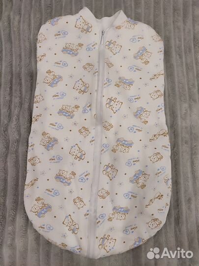 Пеленки кокон для новорожденных б/у, 2 шт
