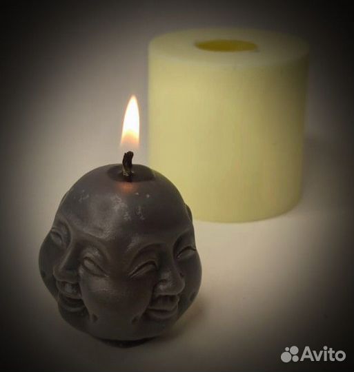 Силиконовая форма молд для свечей, мыла