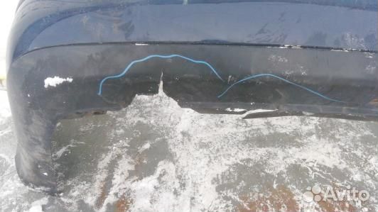 Бампер задний volkswagen golf 4 (USE09HG01)