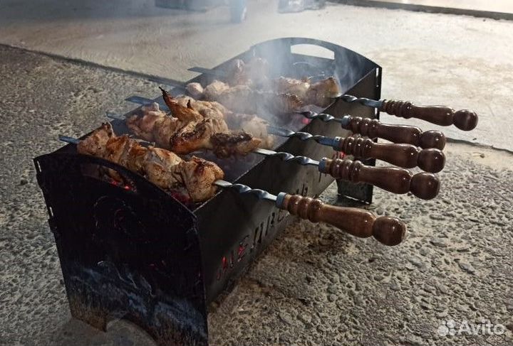 Набор для пикника / шампура / кочерга / мангал