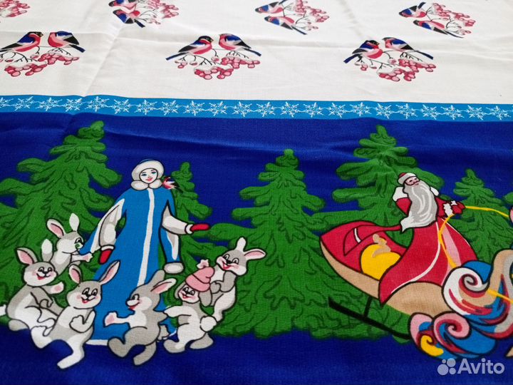 Скатерть хб новогодняя