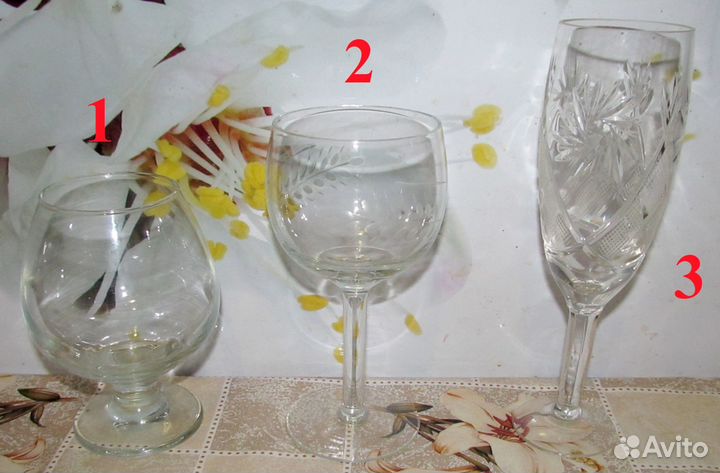 Бокалы Чашки Стаканы Кружки