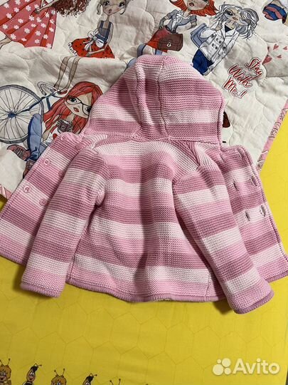 Кардиган для девочки 80 см