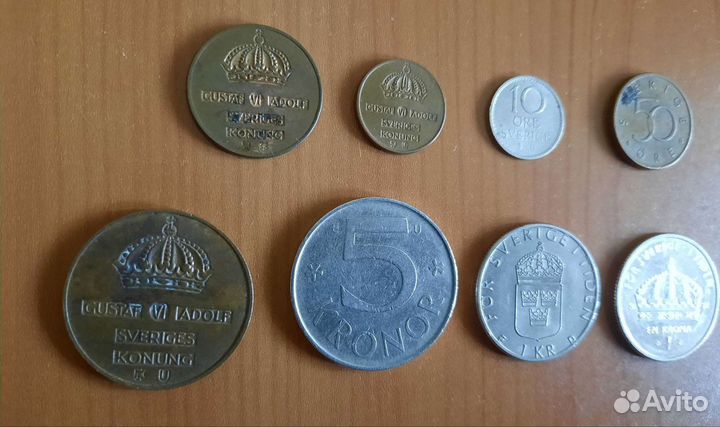 Монеты Швеции