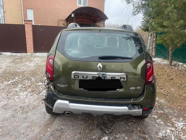 Renault Duster 1.5 МТ, 2017, битый, 80 000 км