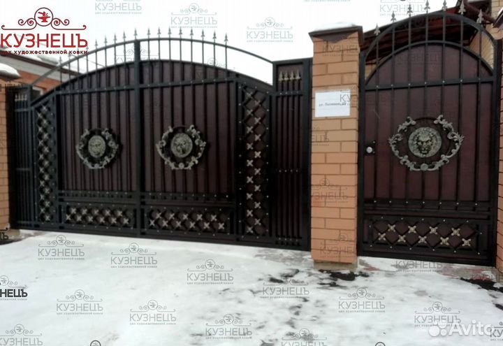 Кованные ворота