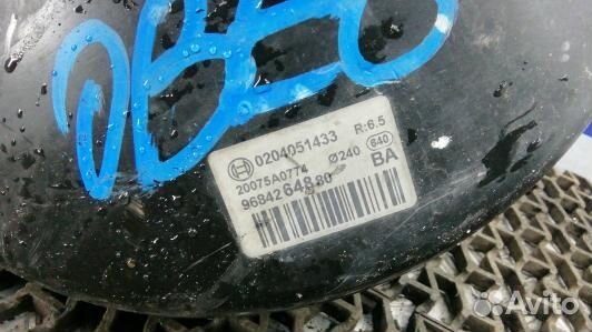 Вакуумный усилитель тормозов citroen C3 1 (OBE06KT