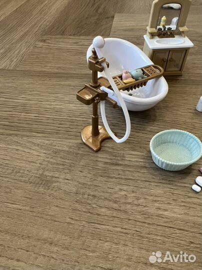 Sylvanian families ванная комната и туалет