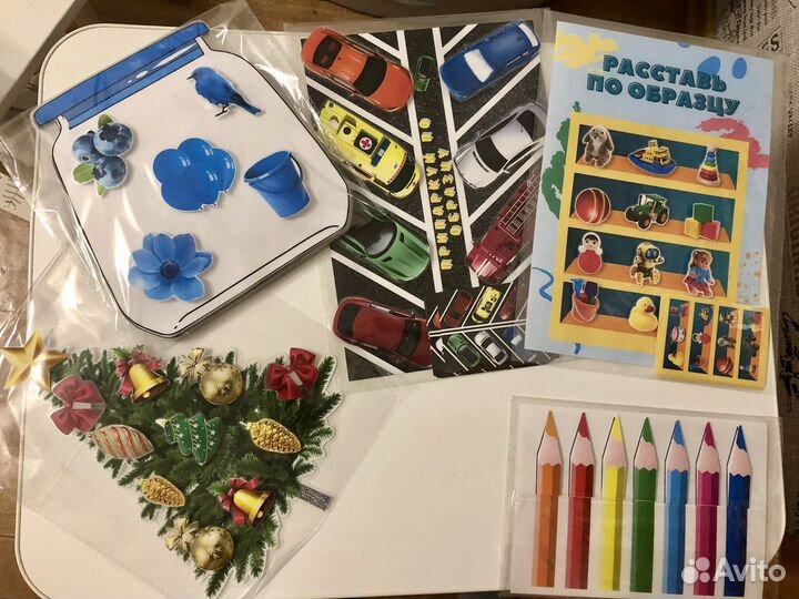 Развивающая игра на липучках