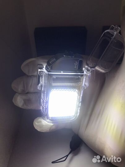 Водонепроницаемая зажигалка дуга с фонариком