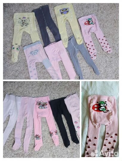Колготки для девочки р.74, 80, 86