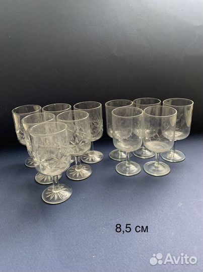 Фужеры и рюмки стаканы СССР