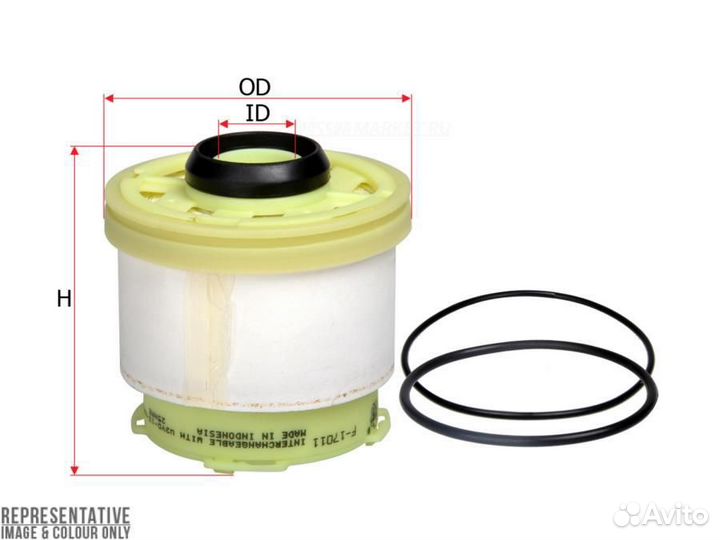 Sakura F17011 Фильтр топливный