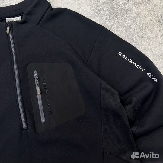 Флисовая кофта Salomon 1/4 zip Fleece Polartec