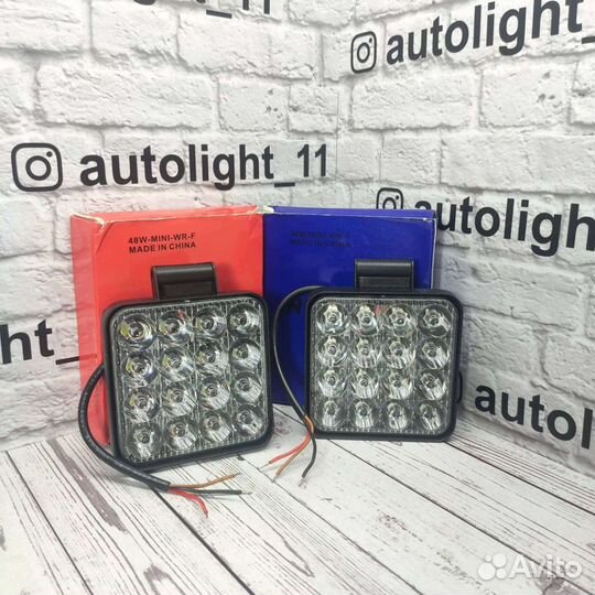 Фсо вспышки 2 в 1 белые, красные / синие