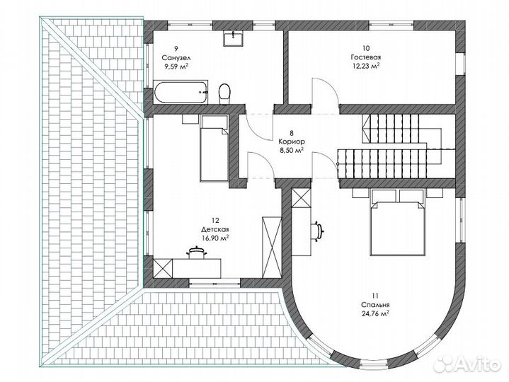 Строительство домов и коттеджей. Дом 221 м. кв