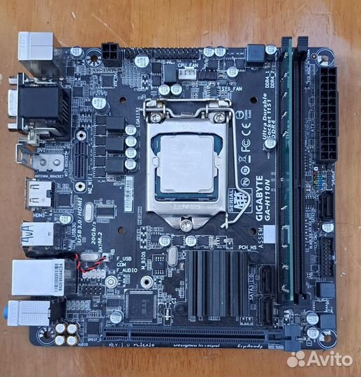 Комплект мать роц память(материнка не работает)