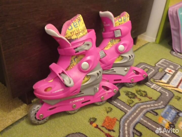 Роликовые коньки детские раздвижные