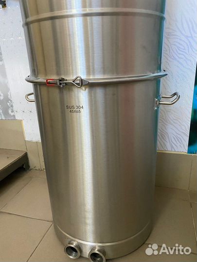 Перегонный куб 170л lux с выходом 3*4*