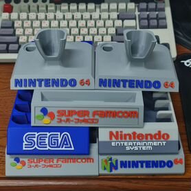 Подставки для картриджей Nintendo и Sega