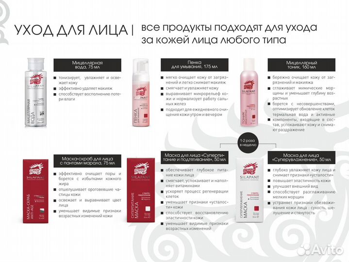 Косметика Силапант уходовая