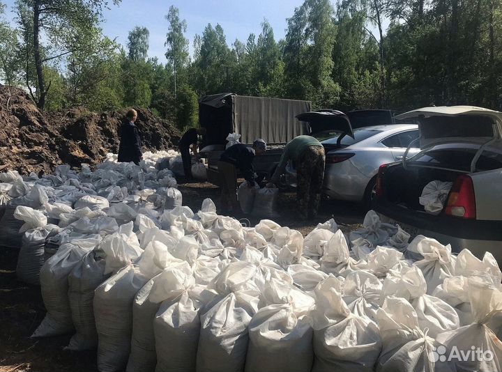 Торф верховой в мешках