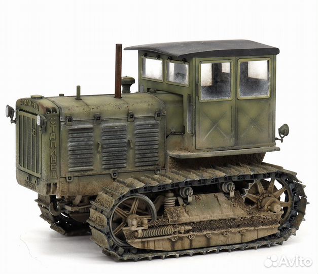 Маштабная модель трактора С-65 «сталинец»