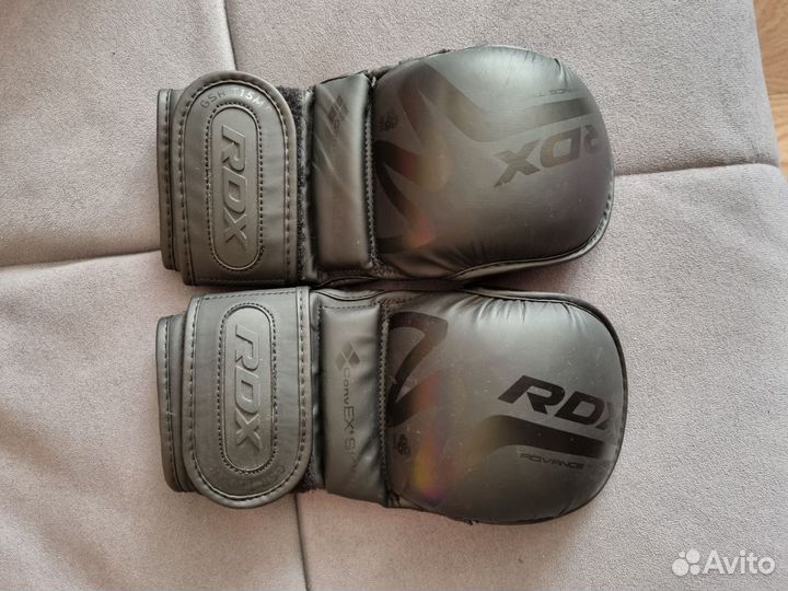 Перчатки спарринговые RDX T15 noir MMA для единобо