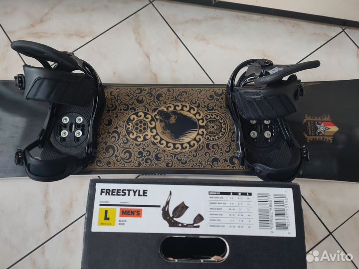 Крепления для сноуборда Burton Freestyle L