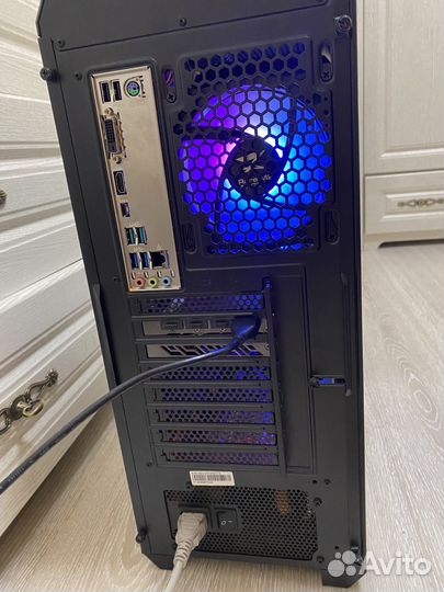 Игровой стстемный блок ryzen 5/16gb/rx6800/ssd/hdd