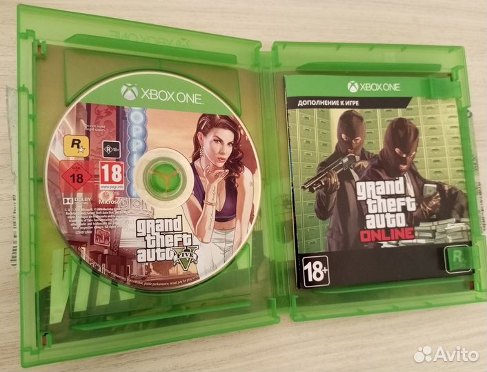 Gta 5 Xbox one диск