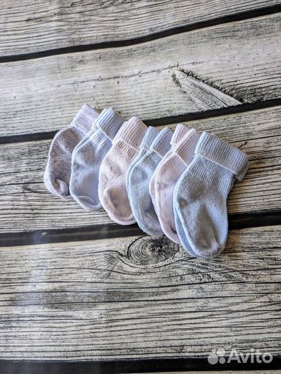 Носки hm б/у 0-6 мес