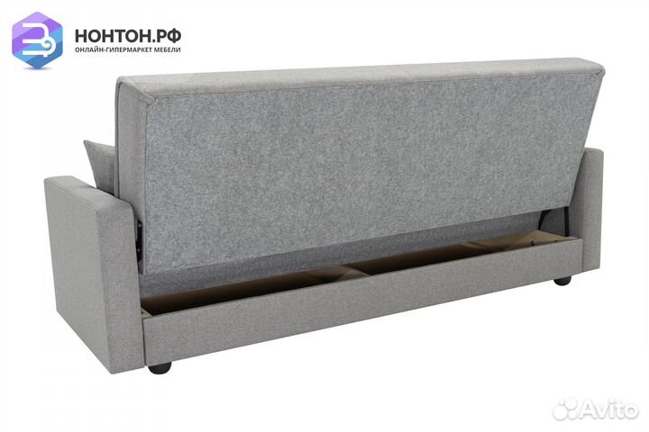 Диван книжка Прайм серый