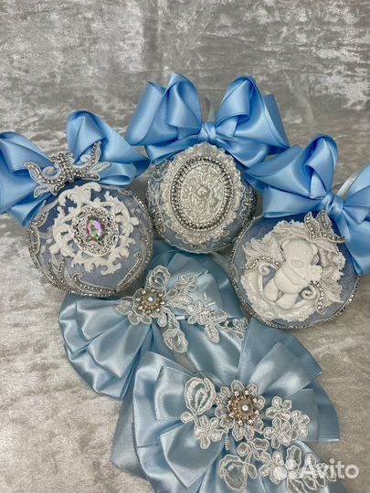 Новогодние шары ручной работы