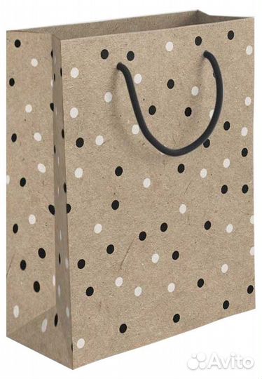 Пакет крафтовый подарочный, 20х24 см 1 шт