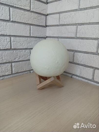 Увлажнитель воздуха USB moon lamp Humidifier 3D