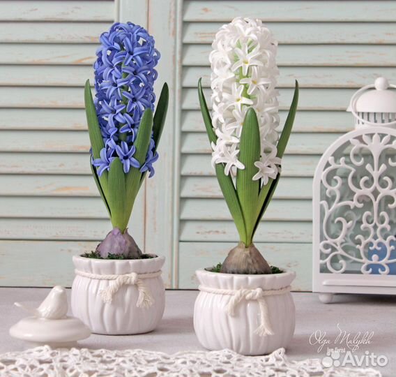 Цветы ручной работы гиацинты из фоамирана