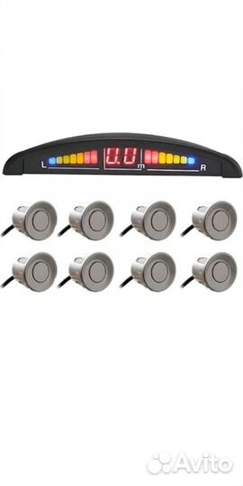 Парктроник Sho-Me Y-2616N08, 8 датчиков, 22 мм