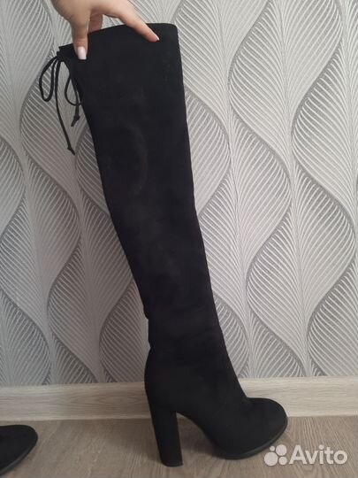 Ботильоны замшевые