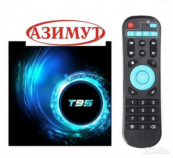 T95 Android 10.0 тв приставка 4G/32G