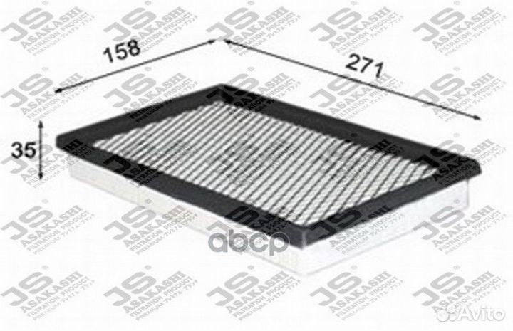 Фильтр воздушный A249J JS Asakashi